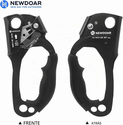 Vista 4 de Certificado UIAA y CE - Ascendedor de mano para escalada en roca, arborista, equipo de rapel para cuerda de 8~13MM