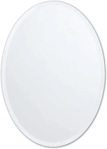 Vista 16 de Better Bevel - Espejo redondo sin marco, espejo circular de pared de baño de 24 pulgadas de diámetro con borde biselado