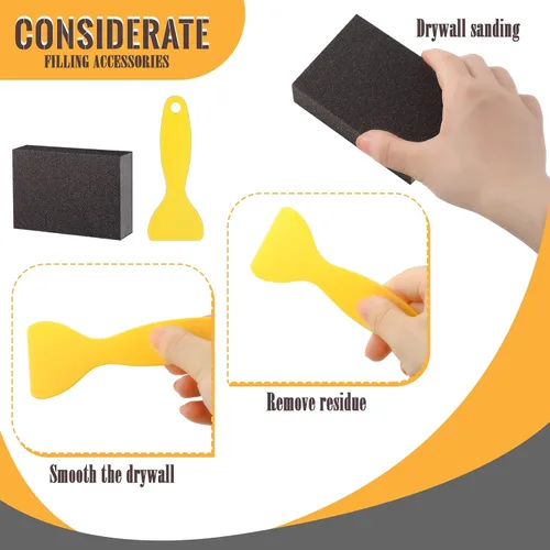 Vista 4 de BBTO Juego de 26 bolígrafos de pintura de retoque recargables, kit de reparación de pared rellenable para pintura interior para retoques de pintura