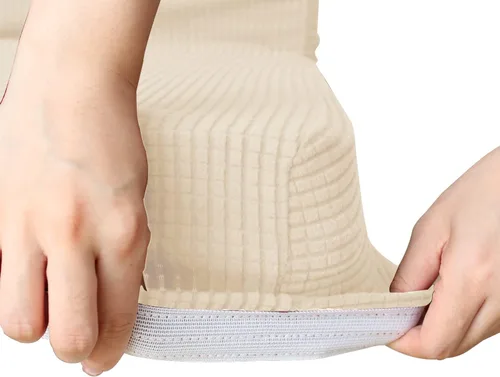 Vista 6 de MIFXIN Funda para sofá reclinable esquinero de 5 asientos, fundas elásticas de punto jacquard elástico de 7 piezas para sofá reclinable