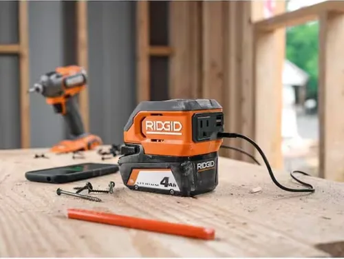 Vista 5 de RIDGID Inversor de corriente inalámbrico de 18 V y 18 voltios de 175 vatios (solo herramienta)