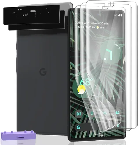Vista 12 de 1 protector de pantalla de vidrio templado compatible con Nintendo Switch 2, dureza 9H, arañazos, película transparente HD, fácil de instalar