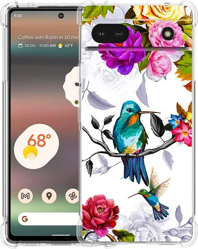 Vista 11 de Pixel 6a - Funda protectora de poliuretano termoplástico (TPU) resistente a los arañazos y a prueba de golpes para Google Pixel 6a