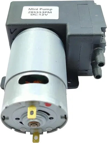 Vista 3 de 12V 10L/M -80KPa Gran Flujo de Alta Presión Mini Bomba de Aire de Vacío Bomba de Diafragma de Succión de Presión Negativa Inflador DIY Empaquetador