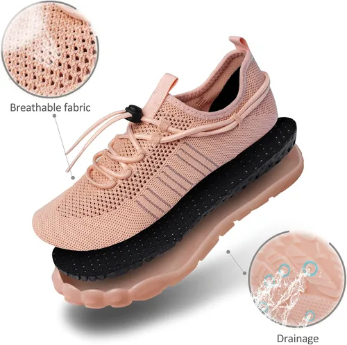 Vista 2 de SEEKWAY - Zapatos de agua unisex, de secado rápido, tipo calcetín y con sensación de pie descalzo para adultos, para playa, natación, río, piscina