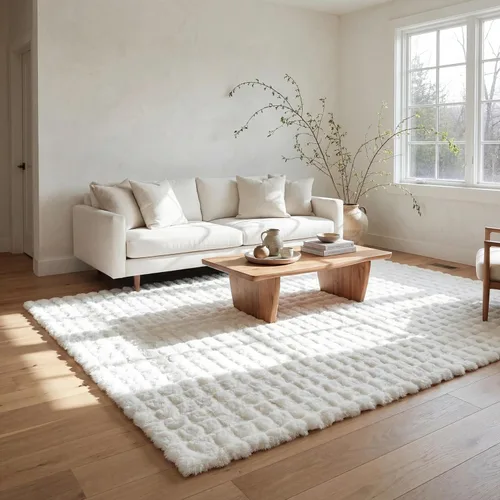 Vista 24 de nuLOOM Alfombra de Área de Felpa Acogedora de 5' x 8', Lavable a Máquina, Antideslizante, Alfombra Shag Suave y Esponjosa para Sala de Estar, Rubor