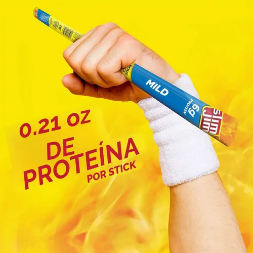 Vista 5 de Slim Jim - Palitos de carne seca ahumada gigante, sabor suave, 0.97 onzas
