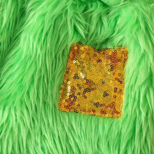 Vista 6 de Zempertoopa Disfraz de bebé niño niña El bebé que robó trajes de Navidad, fiesta de cosplay de Navidad, pantalones de piel verde, conjunto de falda