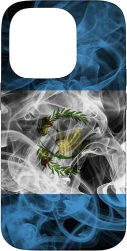 Vista 17 de Smoke Guatemala Flag - Funda para iPhone 17 con diseño de nube de orgullo ahumado