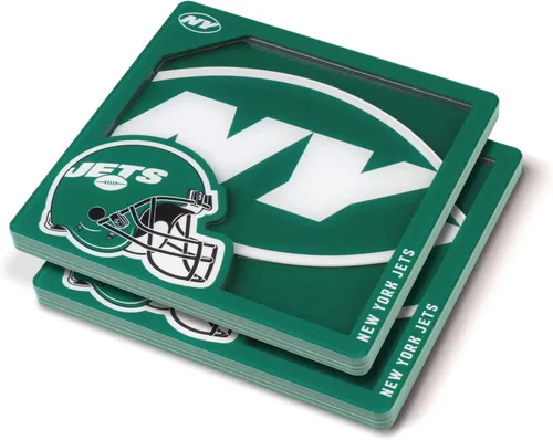 Vista 19 de YouTheFan NFL - Posavasos de la serie de logotipos en 3D
