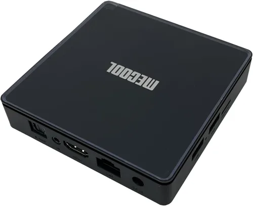 Vista 4 de MEon1 TV Box Android 14.0 Amlogic S905X5M 2GB RAM 32GB ROM WiFi6 Ethernet 100M USB 2.0 BT5.2 Soporte AV1 VP9 H.265 4K HDR Box