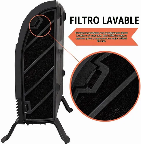 Vista 3 de Heat Storm - Calentador infrarrojo HS-1500-PHX-WIFI Gris