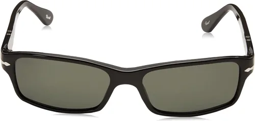 Vista 2 de Persol PO2747S - Gafas de sol rectangulares, Negro, verde (blackGreen Polarized)
