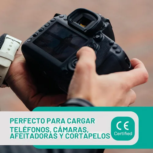 Vista 5 de LiteFuze, convertor de voltaje alto/bajo para viaje. cable EU