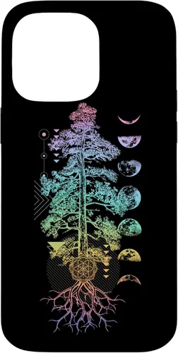 Vista 21 de Tree of Life Phases of The Moon Yoga Chakra Gift Case for iPhone 17