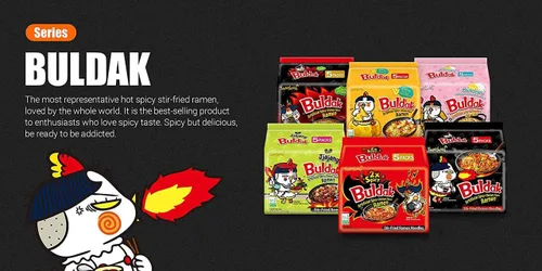 Vista 2 de Samyang Hot Chicken Habanero Lime Buldak 5 pack