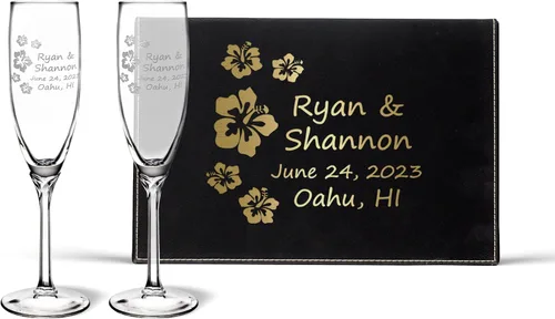 Vista 21 de Copas de champán personalizadas para boda, copas de brindis de aniversario, copas de boda, señor y señora, regalo de boda, copas de champán