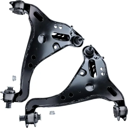 Vista 10 de Detroit Axle - 2 brazos de control delanteros para Volvo S60 V70 01-07, juego de 2 brazos de control inferiores 2001 2002 2003 2004 2005 2006 2007