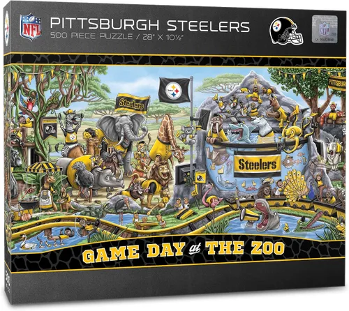 Vista 21 de YouTheFan - Rompecabezas NFL Game Day at The Zoo, 500 piezas