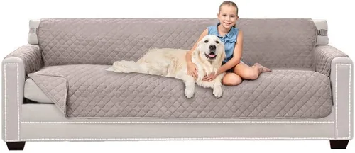 Vista 11 de Sofa Shield - Funda para sofá Loveseat con correa patentada, protector de cojín, funda reversible diseñada en EE. UU. resistente a manchas