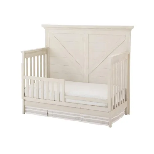 Vista 3 de Westwood Design Westfield - Cuna convertible 4 en 1, color blanco cepillado