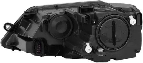 Vista 7 de GGDZTMNB Faro transparente lente carcasa negra para Volkswagen Jetta 2011