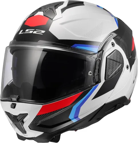 Vista 13 de Cascos LS2 Advant II - Casco modular para motocicleta con protector solar (Gris hormigón mate - Talla L)