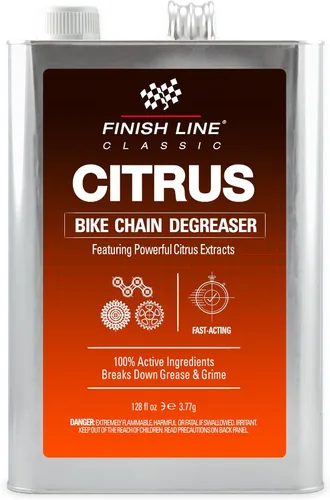 Vista 8 de Finish Line Citrus Bike Desengrasante biodegradable 18 oz Aerosol