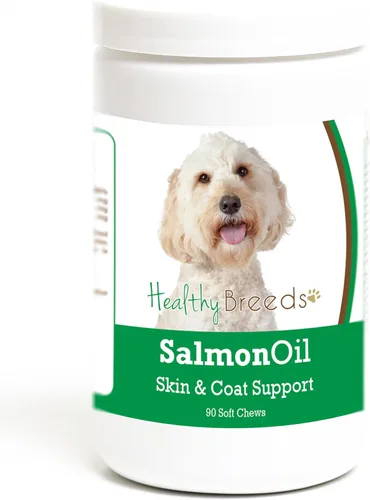 Vista 18 de Healthy Breeds Affenpinscher - Masticables suaves de aceite de salmón, 90