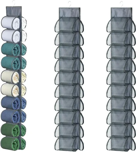 Vista 10 de Organizador de leggings para colgar en el armario, organizador de leggings colgantes, almacenamiento de leggings para armario, detrás de la puerta