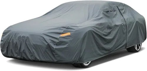 Vista 28 de GUNHYI Funda de coche de 16 capas para automóvil deportivo Coupe pequeño impermeable para todo tipo de clima, ajuste universal Mazda Miata/MX-5, BMW