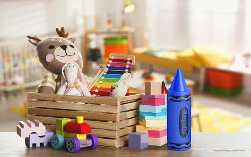 Vista 8 de Crayola Altavoces Bluetooth para niños, altavoces Bluetooth portátiles Azul