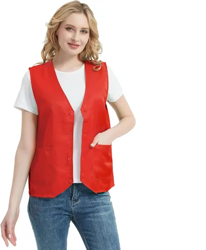 Vista 4 de TopTie chaleco para uniforme de voluntario de supermercadochaleco de seguridad para trabajar