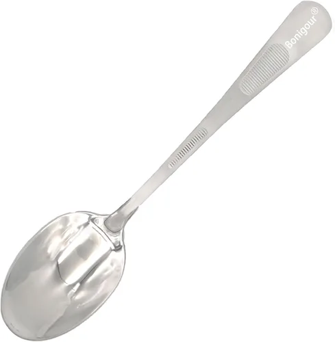 Vista 9 de 7 7/8" cuenco sólido, cuchara de galjanoplastia culinaria de acero inoxidable 18-8