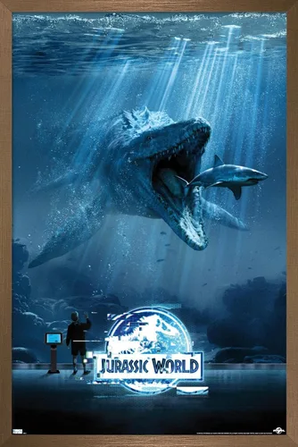 Vista 10 de Trends International Jurassic World - Póster de pared de agua, 14.725 x 22.375 pulgadas, versión premium sin marco