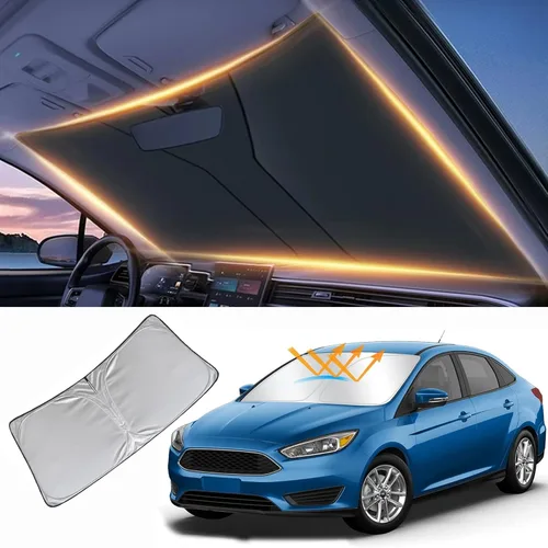 Vista 13 de Parasol para parabrisas delantero, protector de visera, accesorios para automóvil