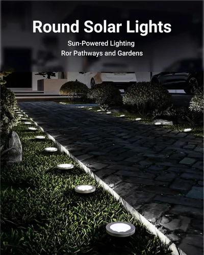 Vista 4 de Luces solares para caminos 7K