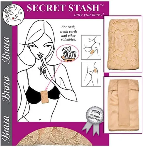 Vista 2 de Secret Stash, color beige 2piezas