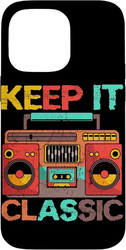 Vista 21 de Keep It Classic Radio 80s 90s Retro Vintage Cassette Player Funda para iPhone 17