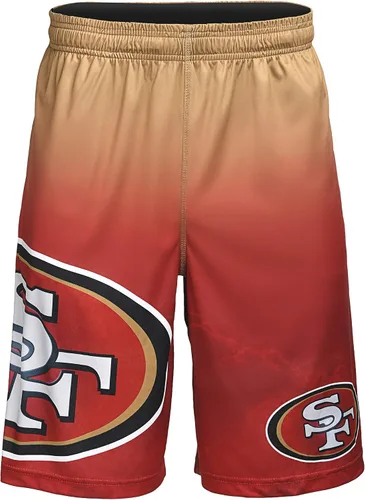 Vista 10 de FOCO Mens NFL Football Team Logo Gradient Big Logo Training Shorts