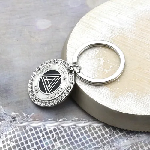 Vista 5 de Llavero de regalo de sobriedad, llavero de oración de serenidad, regalos AA, sobriedad para mujeres, regalos de recuperación de adicciones