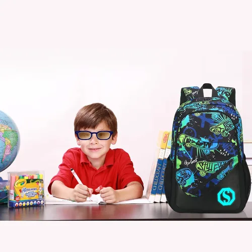 Vista 5 de BTOOP Mochila para niños y niñas, mochila de escuela primaria de 17 pulgadas, mochila primaria para adolescentes de viaje, para niños y niñas