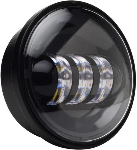 Vista 5 de Luz de cruce LED de 4-1/2- 4,5 pulgadas de motocicleta Daymaker para faros antiniebla de Harley Davidson, lámpara de luz antiniebla, proyector