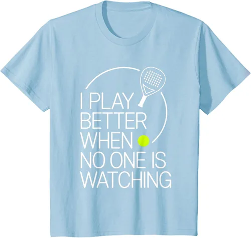 Vista 9 de Camiseta de tenis de pádel I Play Better When No One is Watching