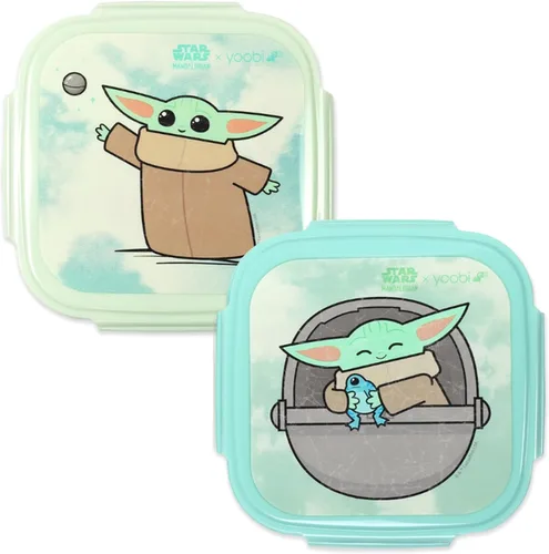 Vista 11 de Yoobi x Barbie - Caja Bento rosa y paquete de hielo, 3 compartimentos, a