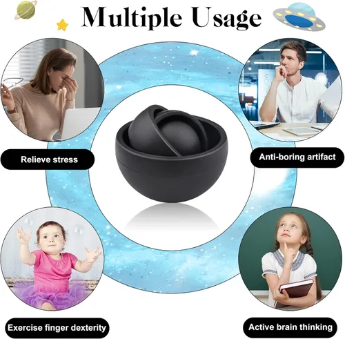 Vista 3 de Paquete de juguetes sensoriales Fidget Gyro y juguetes sensoriales para autismo