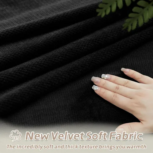 Vista 513 de Arfntevss Fundas de sofá seccional reclinable de terciopelo, Funda de sofá seccional de esquina para sofá reclinable, Funda elástica suave