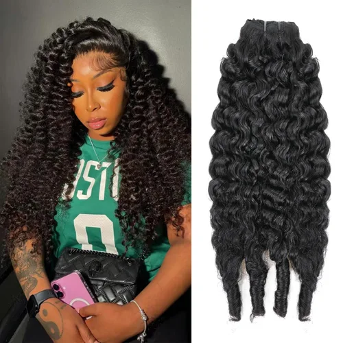 Vista 10 de Extensiones de cabello humano real rizado con clip, balayage, color marrón chocolate a rubio caramelo, 8 piezas con 18 clips, 4.23 oz/juego