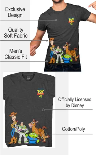 Vista 3 de Toy Story Buzz Lightyear - Disfraz de astronauta para adulto