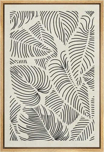 Vista 22 de IDEA4WALL Lienzo enmarcado para pared, acuarela pastel, cordillera, valle, ilustraciones abstractas, naturaleza, arte moderno, bohemio, decorativo